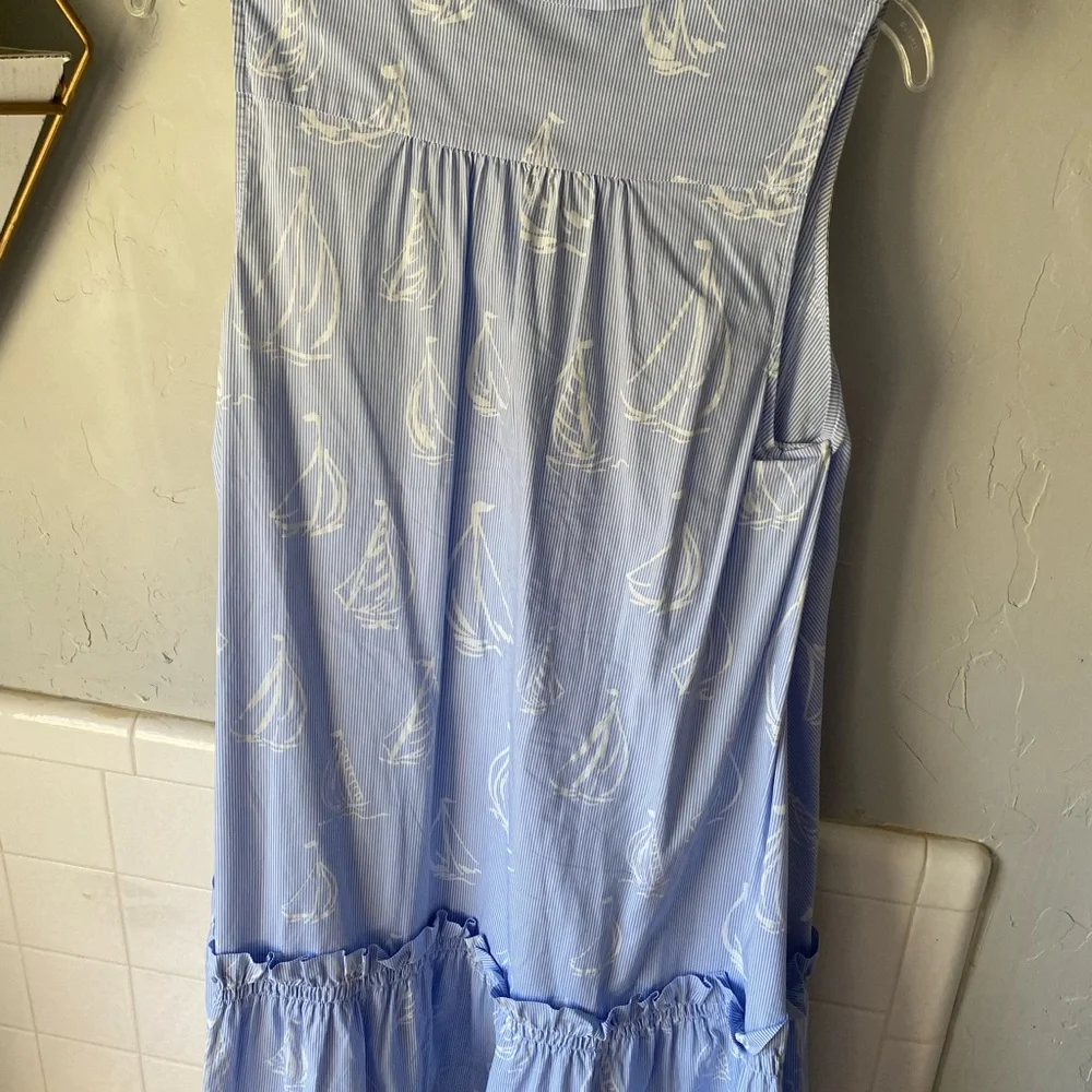 Lilly Pulitzer Blue and White Striped Dress - Picture 5 of 6